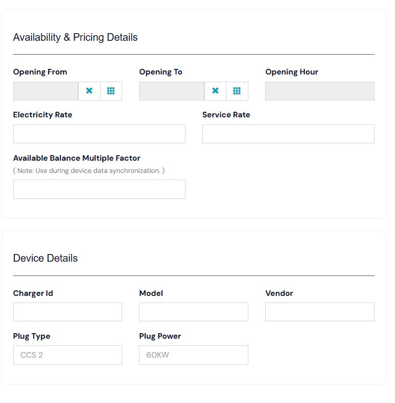 Set connectors, power rating, and pricing